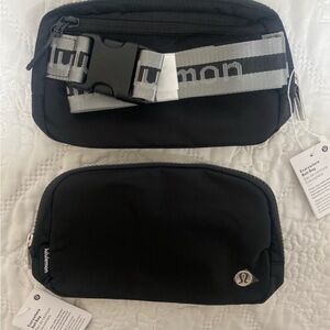 lululemon athletica Black and Gray everywhere Belt Bag